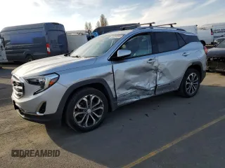 2019 GMC Terrain SLT with VIN 3GKALVEX2KL202640, listed as a Copart auction lot 84094044 with 84,574 mi miles and Salvage Title. Bid and sale history available at carsss.com. Image 1.