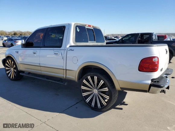 2001 Ford F-150 SuperCrew XLT with VIN 1FTRW07L11KE06364, listed as a Copart auction lot 85957154 with 0 mi miles and Salvage Title. Bid and sale history available at carsss.com. Image 2.