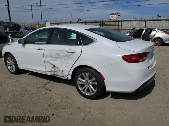 2015 Chrysler 200 Limited with VIN 1C3CCCAB5FN695680, listed as a Copart auction lot 56252035 with 161,421 mi miles and Salvage Title. Bid and sale history available at DreamBid. Image 2.