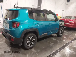 2021 Jeep Renegade Trailhawk with VIN ZACNJDC13MPM13834, listed as a IAAI auction lot 41480700 with 62,621 mi miles and . Bid and sale history available at DreamBid. Image 4.