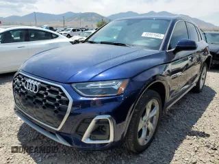 2022 Audi Q5 S line Premium Plus with VIN WA1EAAFY3N2013451, listed as a Copart auction lot 60991665 with 25,628 mi miles and Salvage title. Bid and sale history available at DreamBid. Image 1.