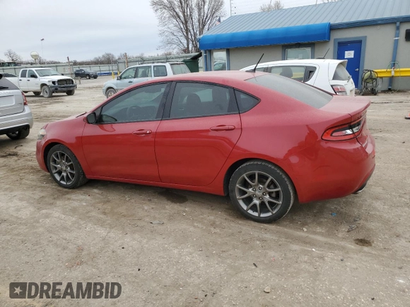 2014 Dodge Dart SXT with VIN 1C3CDFBB2ED903418, listed as a Copart auction lot 48199175 with 87,929 mi miles and Salvage Title. Bid and sale history available at carsss.com. Image 2.