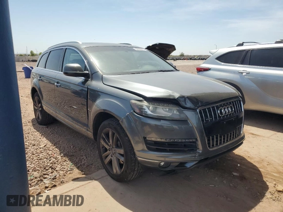 2013 Audi Q7 3.0T Premium Plus with VIN WA1LGAFE0DD000932, listed as a Copart auction lot 52068865 with 128,046 mi miles and Salvage Title. Bid and sale history available at carsss.com. Image 4.