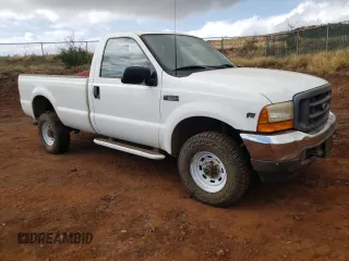 2001 Ford F-350 XL with VIN 1FTSF31L91EB60688, listed as a Copart auction lot 56693254 with 79,089 mi miles and Non Repairable. Bid and sale history available at DreamBid. Image 4.