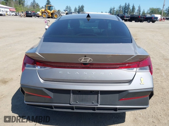 2024 Hyundai Elantra SEL with VIN KMHLM4DG9RU758372, listed as a IAAI auction lot 42165823 with 8,744 mi miles and . Bid and sale history available at DreamBid. Image 16.