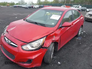2013 Hyundai Accent GLS with VIN KMHCT4AE4DU585116, listed as a IAAI auction lot 42195395 with 75,909 mi miles and . Bid and sale history available at carsss.com. Image 6.