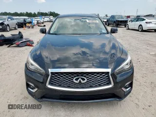 2020 Infiniti Q50 Luxe with VIN JN1EV7AR1LM250957, listed as a Copart auction lot 59308225 with 51,606 mi miles and Salvage title. Bid and sale history available at DreamBid. Image 5.