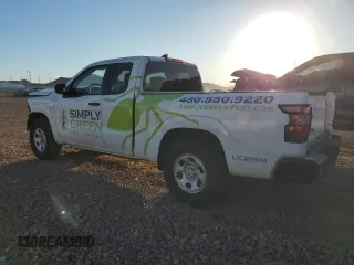 2022 Nissan Frontier S with VIN 1N6ED1CL1NN651831, listed as a Copart auction lot 56351385 with 58,468 mi miles and Salvage title. Bid and sale history available at DreamBid. Image 2.