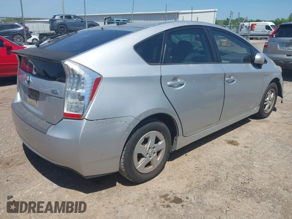 2010 Toyota Prius II with VIN JTDKN3DU5A0059412, listed as a IAAI auction lot 42102951 with 218,443 mi miles. Bid and sale history available at carsss.com. Image 4.