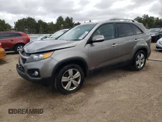 2013 Kia Sorento EX with VIN 5XYKUDA22DG370208, listed as a Copart auction lot 52539585 with 265,133 mi miles and Salvage title. Bid and sale history available at DreamBid. Image 1.