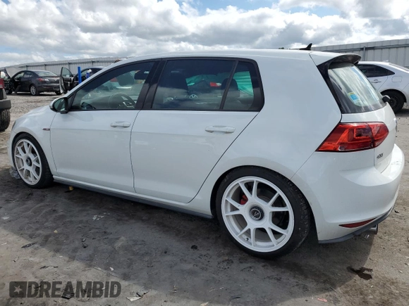 2016 Volkswagen Golf GTI SE with VIN 3VW4T7AU7GM010628, listed as a Copart auction lot 70206094 with 75,965 mi miles and Salvage Title. Bid and sale history available at carsss.com. Image 2.