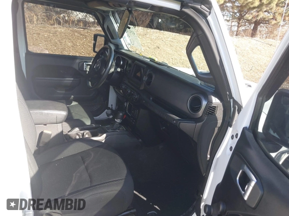 2022 Jeep Wrangler Unlimited Willys Sport with VIN 1C4HJXDN8NW267826, listed as a IAAI auction lot 41513056 with 34,716 mi miles and . Bid and sale history available at DreamBid. Image 5.