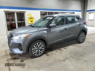 2024 Nissan Kicks SV with VIN 3N1CP5CV3RL548655, listed as a Copart auction lot 53241775 with 18,752 mi miles and Salvage Title. Bid and sale history available at carsss.com. Image 1.