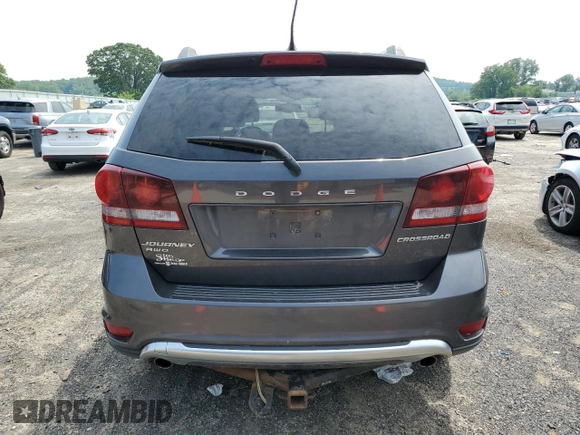2016 Dodge Journey Crossroad Plus with VIN 3C4PDDGG3GT121695, listed as a Copart auction lot 59334115 with 228,871 mi miles and Salvage title. Bid and sale history available at DreamBid. Image 6.