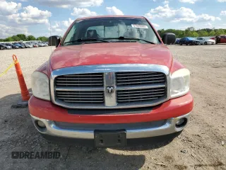 2007 Dodge 1500 Laramie with VIN 1D7HU18287S133970, listed as a Copart auction lot 57089605 with 208,083 mi miles and Salvage title. Bid and sale history available at DreamBid. Image 5.