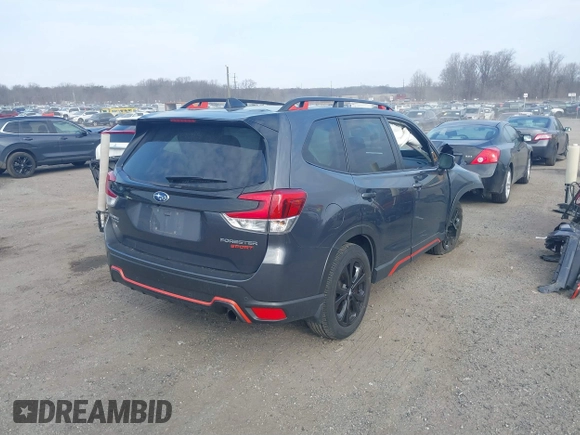 2024 Subaru Forester Sport with VIN JF2SKAGC6RH401903, listed as a IAAI auction lot 41701490 with 17,922 mi miles. Bid and sale history available at carsss.com. Image 4.