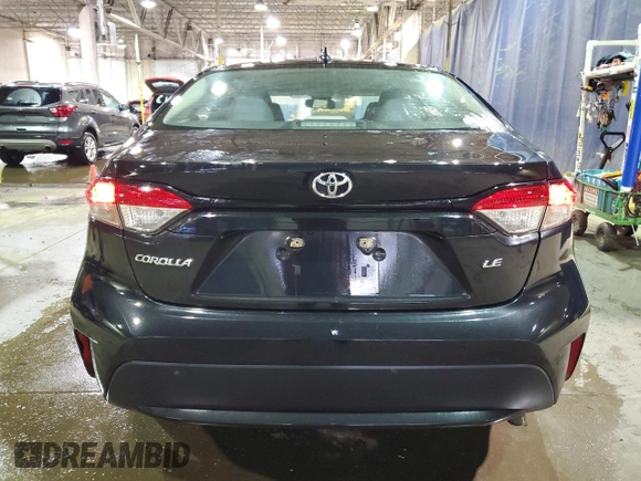 2021 Toyota Corolla LE with VIN 5YFEPMAEXMP172812, listed as a Copart auction lot 52757255 with 69,482 mi miles and Clean Title. Bid and sale history available at carsss.com. Image 6.