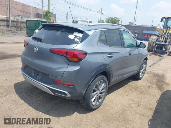 2021 Buick Encore GX Essence with VIN KL4MMGSL3MB134429, listed as a IAAI auction lot 42469245 with 49,427 mi miles and . Bid and sale history available at DreamBid. Image 4.