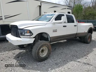 2015 Ram 3500 Tradesman with VIN 3C63RRGL7FG595707, listed as a Copart auction lot 51674755 with 201,308 mi miles and Salvage Title. Bid and sale history available at carsss.com. Image 1.