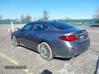 2018 Infiniti Q70 Luxe with VIN JN1BY1AR3JM220783, listed as a IAAI auction lot 41480241 with 95,739 mi miles and . Bid and sale history available at DreamBid. Image 3.