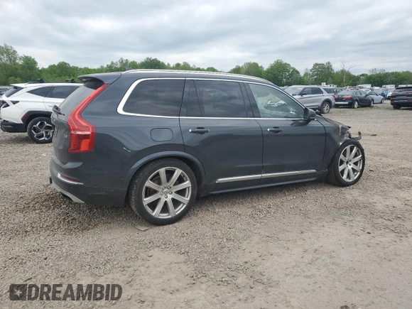 2017 Volvo XC90 Inscription with VIN YV4A22PL2H1164427, listed as a Copart auction lot 57454825 with Not provided miles and Salvage title. Bid and sale history available at DreamBid. Image 3.