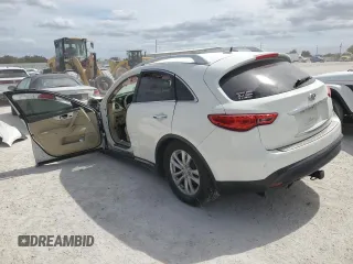 2013 Infiniti FX with VIN JN8CS1MW3DM175132, listed as a Copart auction lot 76881024 with Not Provided miles and Salvage Title. Bid and sale history available at DreamBid. Image 2.