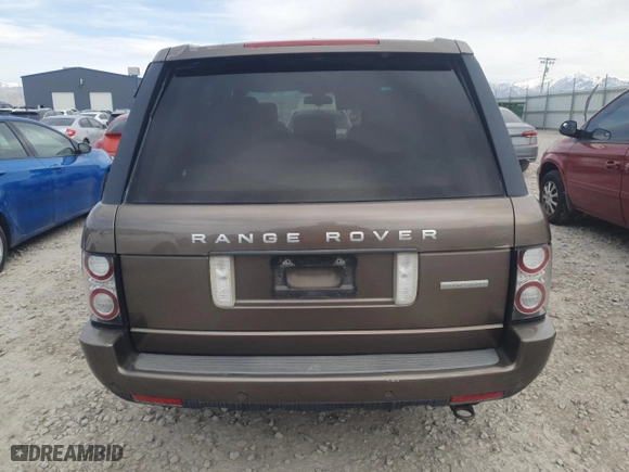 2011 Land Rover Range Rover SC with VIN SALMF1E49BA337967, listed as a Copart auction lot 51707775 with 0 mi miles and Clean Title. Bid and sale history available at carsss.com. Image 6.
