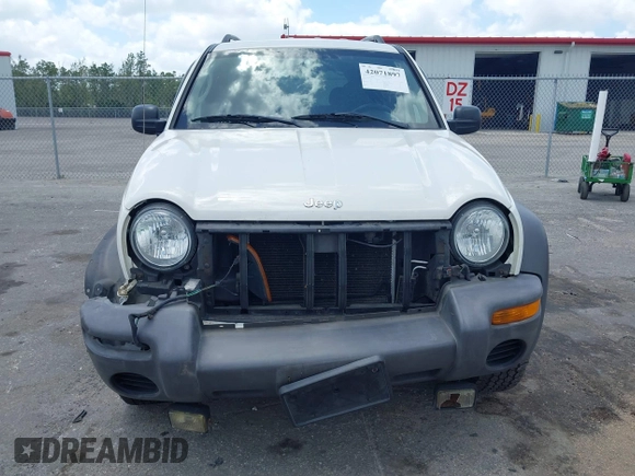 2004 Jeep Liberty Sport with VIN 1J4GK48K54W153217, listed as a IAAI auction lot 42071897 with 106,921 mi miles and . Bid and sale history available at carsss.com. Image 13.