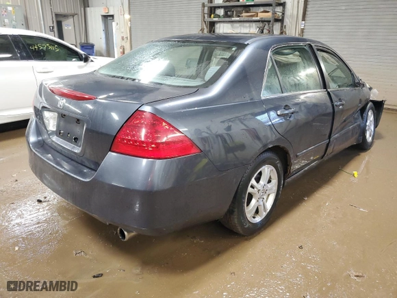 2006 Honda Accord Sdn LX SE with VIN 1HGCM56366A100771, listed as a Copart auction lot 44423205 with 213,163 mi miles and Salvage Title. Bid and sale history available at carsss.com. Image 3.