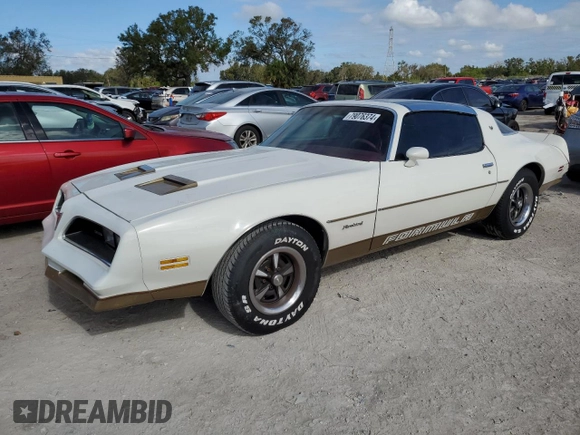 1978 Pontiac Firebird с VIN 2U87K8L123850, выставлен на аукционе Copart как лот 79076374 с пробегом 64 829 миль миль и Списание • Salvage title. История ставок и продаж доступна на DreamBid. Изображение 1.