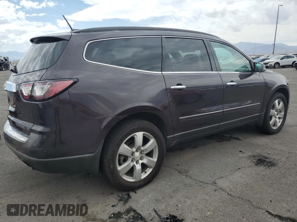 2016 Chevrolet Traverse LTZ z VIN 1GNKVJKD5GJ198294, wystawiony jako Copart lot #56007175 z przebiegiem 106 561 mil mil oraz Czysty tytuł • Clean title. Historia ofert i sprzedaży dostępna na DreamBid. Obrazek 3.