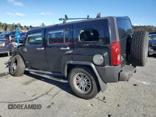 2007 Hummer H3 SUV with VIN 5GTDN13E678190035, listed as a Copart auction lot 80236004 with 229,860 mi miles and Salvage Title. Bid and sale history available at DreamBid. Image 2.