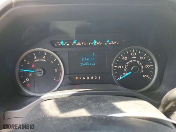 2015 Ford F-150 XLT with VIN 1FTEW1EFXFFA75849, listed as a Copart auction lot 52508605 with 204,284 mi miles and Salvage Title. Bid and sale history available at carsss.com. Image 9.