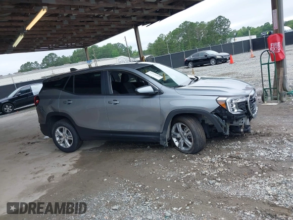 2024 GMC Terrain SLE with VIN 3GKALTEG7RL346411, listed as a IAAI auction lot 42338008 with 18,281 mi miles and . Bid and sale history available at DreamBid. Image 12.