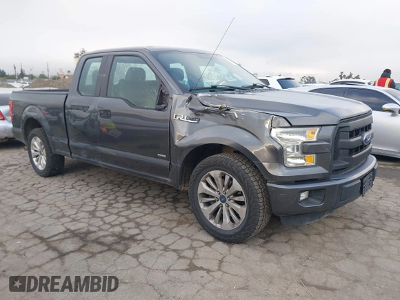 2016 Ford F-150 XL with VIN 1FTEX1CP0GKE47040, listed as a IAAI auction lot 41777463 with 169,579 mi miles and . Bid and sale history available at carsss.com. Image 1.