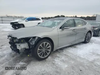 2023 Lexus LS with VIN JTHD51GF4P5011341, listed as a Copart auction lot 87352854 with 16,851 mi miles and Salvage Title. Bid and sale history available at carsss.com. Image 1.