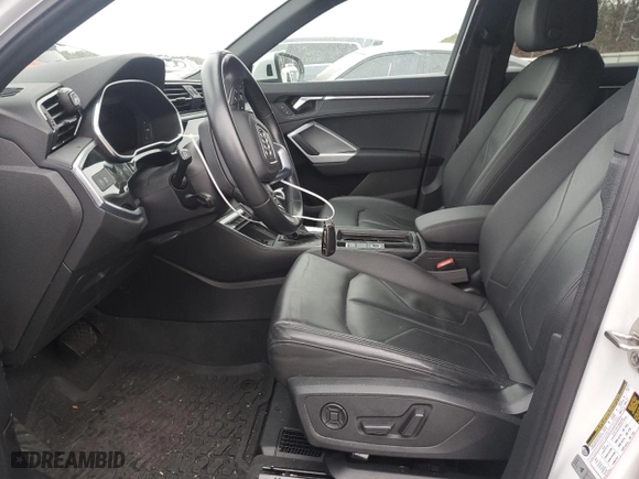 2021 Audi Q3 S line Premium Plus with VIN WA1EECF38M1041559, listed as a Copart auction lot 77945464 with 38,346 mi miles and Salvage Title. Bid and sale history available at carsss.com. Image 7.