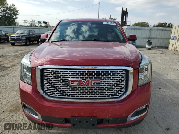 2015 GMC Yukon Denali with VIN 1GKS2CKJ6FR136152, listed as a Copart auction lot 76967664 with 137,208 mi miles and Salvage Title. Bid and sale history available at carsss.com. Image 5.