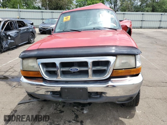 1999 Ford Ranger XL with VIN 1FTZR15V3XTA64467, listed as a Copart auction lot 61233125 with 274,317 mi miles and Salvage title. Bid and sale history available at DreamBid. Image 5.