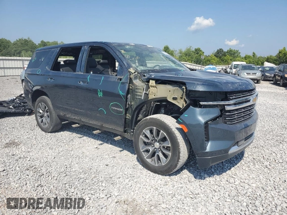 2021 Chevrolet Tahoe LT with VIN 1GNSCNKD7MR214554, listed as a Copart auction lot 61568525 with 47,302 mi miles and Salvage title. Bid and sale history available at DreamBid. Image 4.