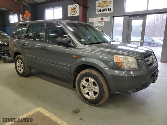 2007 Honda Pilot LX with VIN 5FNYF181X7B028436, listed as a Copart auction lot 52872865 with 203,708 mi miles and Salvage Title. Bid and sale history available at carsss.com. Image 4.