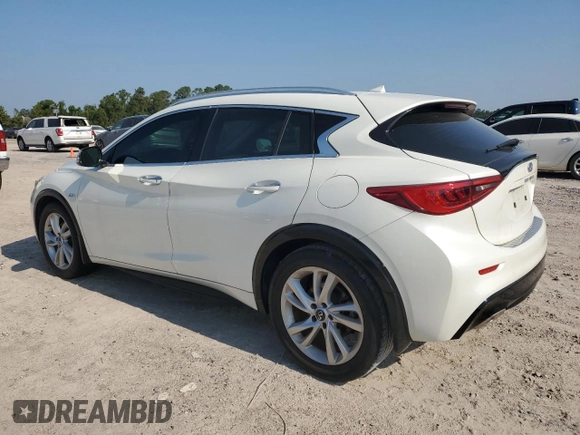 2018 Infiniti QX30 ESSENTIAL with VIN SJKCH5CP0JA003209, listed as a Copart auction lot 66005624 with 25,510 mi miles and Salvage Title. Bid and sale history available at carsss.com. Image 2.