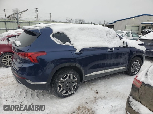 2023 Hyundai Santa Fe Hybrid Limited with VIN 5NMS5DA15PH004015, listed as a Copart auction lot 85924294 with 24,939 mi miles and Salvage Title. Bid and sale history available at carsss.com. Image 3.