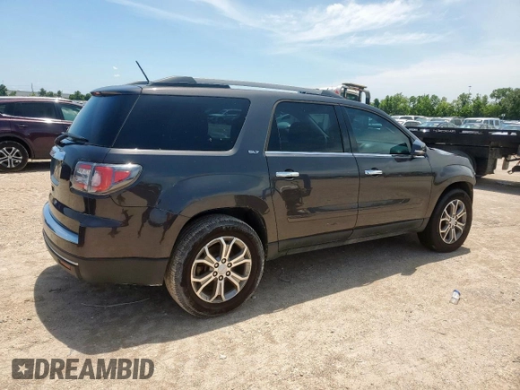 2014 GMC Acadia SLT z VIN 1GKKRRKDXEJ235983, wystawiony jako Copart lot #58784165 z przebiegiem 113 486 mil mil oraz Tytuł czysty. Historia ofert i sprzedaży dostępna na DreamBid. Obrazek 3.