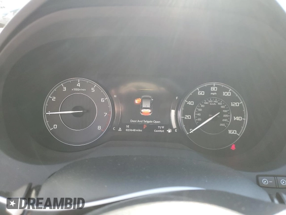 2019 Acura RDX with VIN 5J8TC2H34KL038509, listed as a Copart auction lot 49623315 with 23,648 mi miles and Salvage title. Bid and sale history available at DreamBid. Image 9.