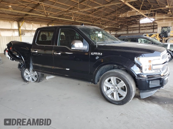 2019 Ford F-150 XL with VIN 1FTEW1E45KFD01319, listed as a Copart auction lot 56991875 with 90,871 mi miles and Salvage title. Bid and sale history available at DreamBid. Image 4.