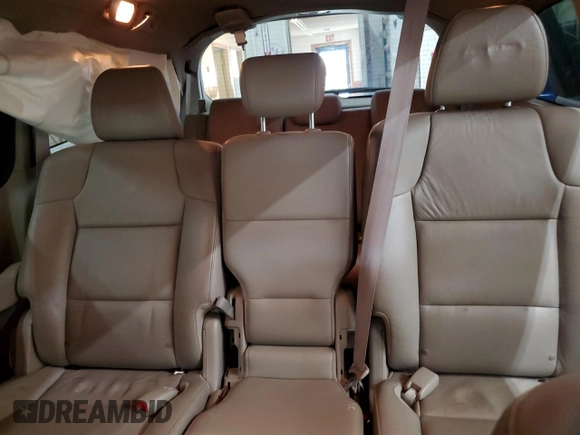 2012 Honda Odyssey EX-L with VIN 5FNRL5H62CB060551, listed as a Copart auction lot 53795335 with 138,026 mi miles and Salvage Title. Bid and sale history available at DreamBid. Image 10.