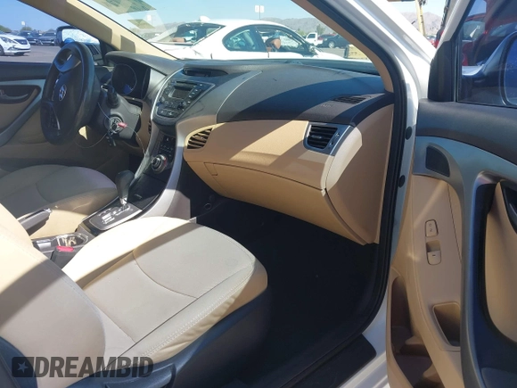 2013 Hyundai Elantra GLS with VIN 5NPDH4AE4DH248613, listed as a IAAI auction lot 41969664 with 120,173 mi miles and . Bid and sale history available at DreamBid. Image 5.