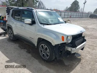 2016 Jeep Renegade Limited z VIN ZACCJADT1GPC66510, wystawiony jako IAAI lot #41787935 z przebiegiem 133 089 mil mil oraz . Historia ofert i sprzedaży dostępna na DreamBid. Obrazek 1.