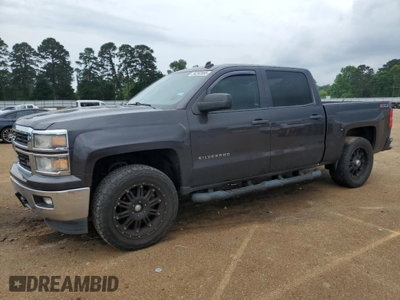 2014 Chevrolet Silverado 1500 LT with VIN 3GCUKREC6EG240496, listed as a Copart auction lot 54252085 with 185,003 mi miles and Salvage Title. Bid and sale history available at DreamBid. Image 1.